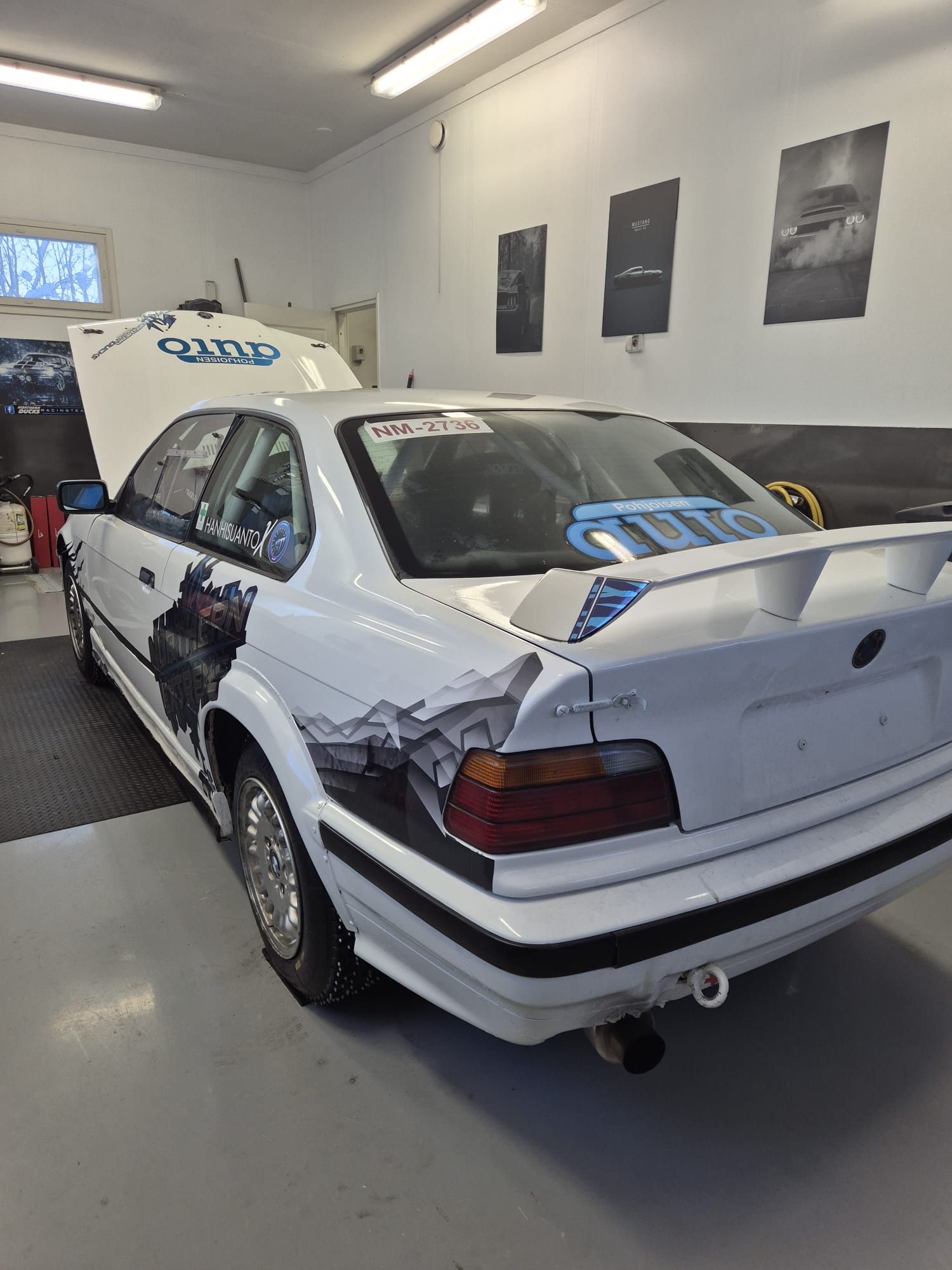 BMW E36 Coupe 325i ralliauto F-Ryhmä