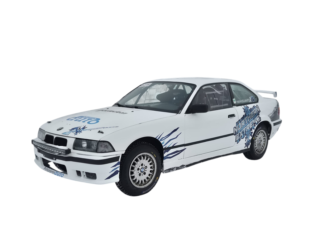 BMW E36 Coupe 325i ralliauto F-Ryhmä